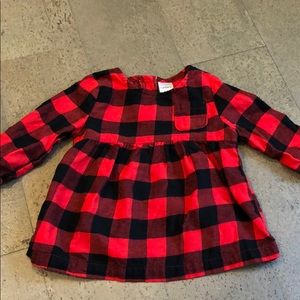 Carter’s buffalo check tunic